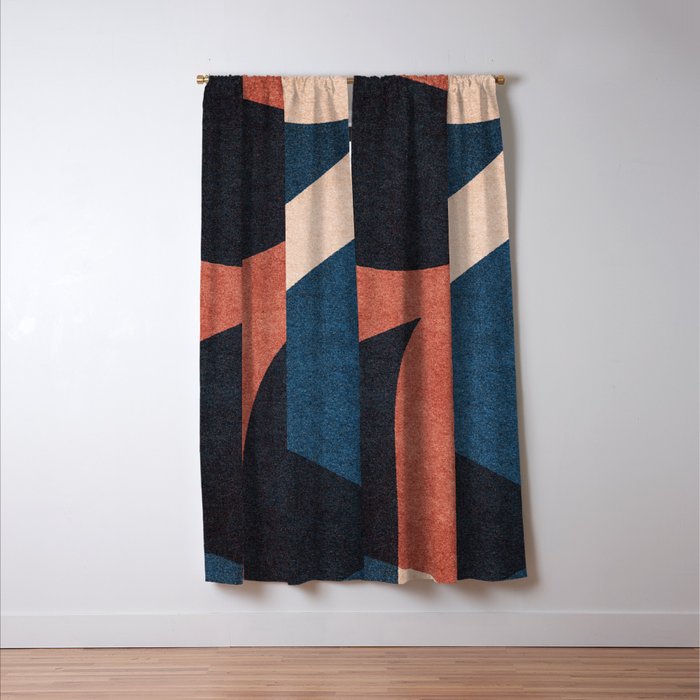 ABSTRACT ALPHABET / Gothic B Window Curtain Gallery Image 3