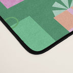 Retro Christmas Presents - Multi on Green Desk Mat Gallery Image 4