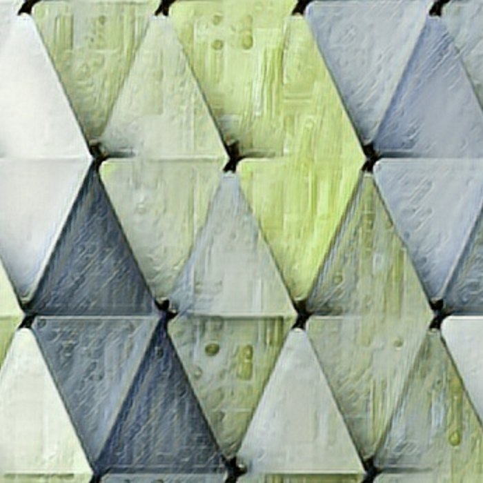 Textured Triangles Lime Gray Coffee Mug Gallery Image 2