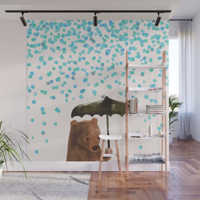 Rain rain go away Wall Mural Gallery Image 1