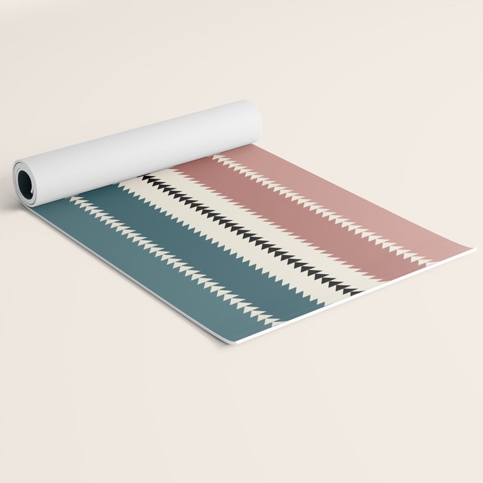 Western Stripes XX Earthy Rainbow Yoga Mat Gallery Image 2