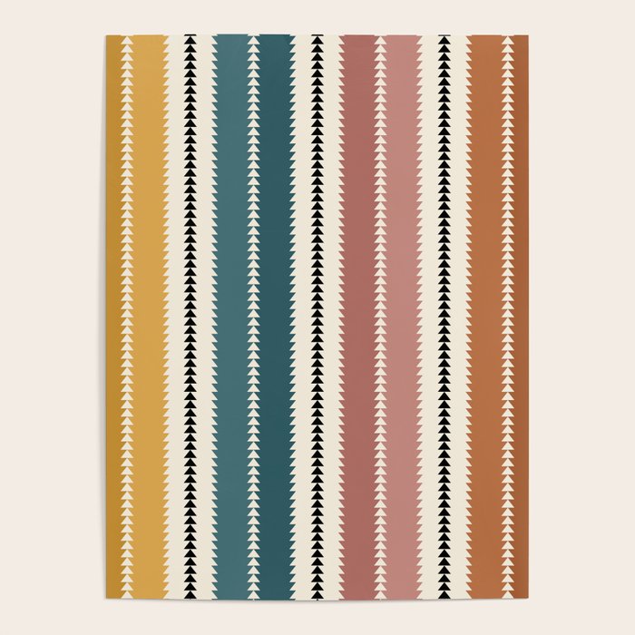 Western Stripes XX Earthy Rainbow Poster Gallery Image 4