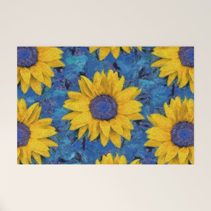 Sunflower Welcome Mat Gallery Image 1