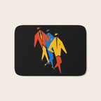Men | Bauhaus IV: Night Black Edition Bath Mat Gallery Image 1