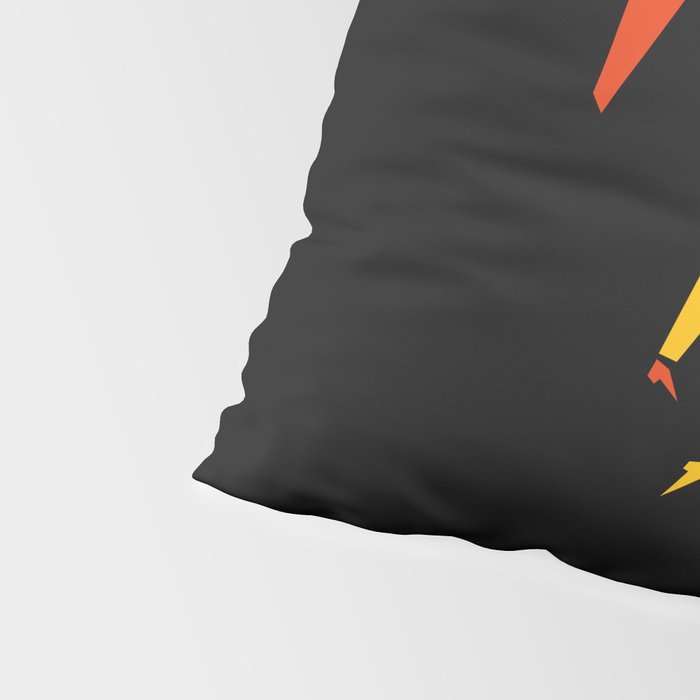 Men | Bauhaus IV: Night Black Edition Pillow Sham Gallery Image 4