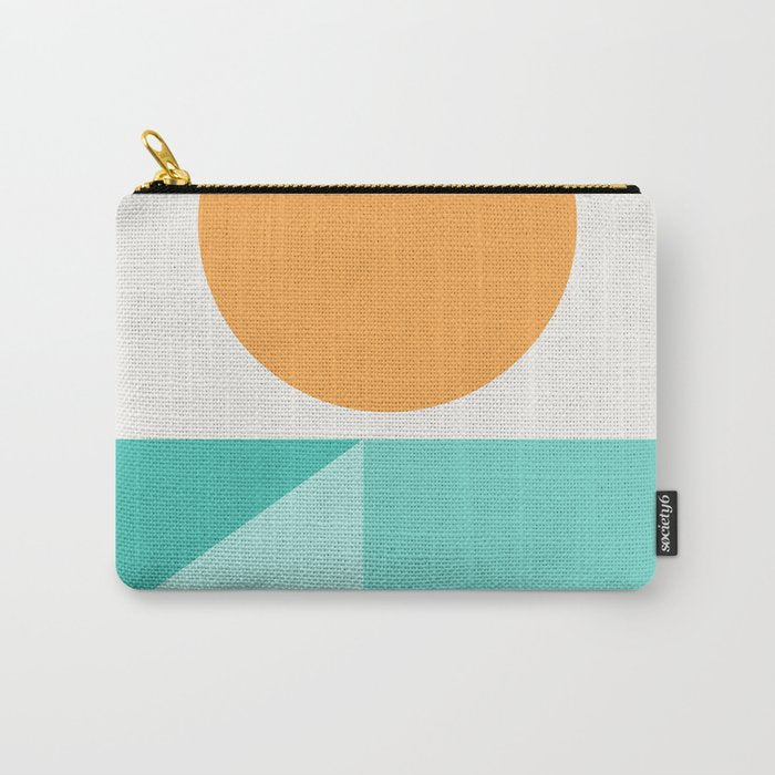 Geometric Landscape 25A Carry All Pouch Gallery Image 1