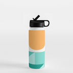 Geometric Landscape 25A Water Bottle Gallery Image 1