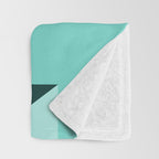 Geometric Landscape 25A Throw Blanket Gallery Image 3