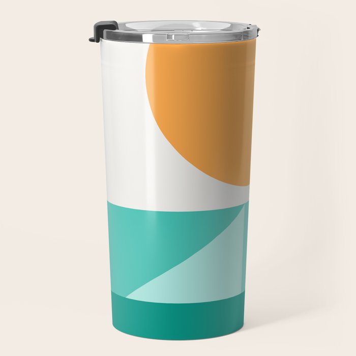 Geometric Landscape 25A Travel Mug Gallery Image 3