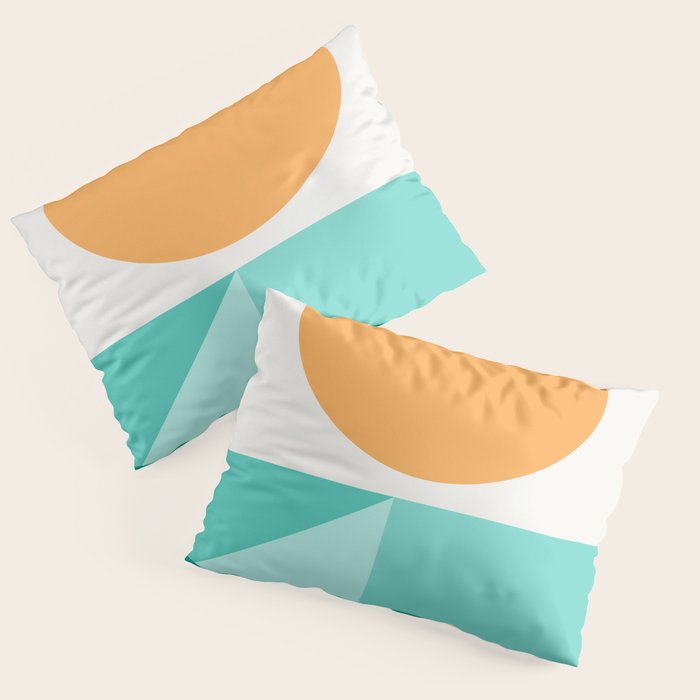 Geometric Landscape 25A Pillow Sham Gallery Image 1