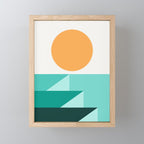 Geometric Landscape 25A Mini Art Print Gallery Image 1