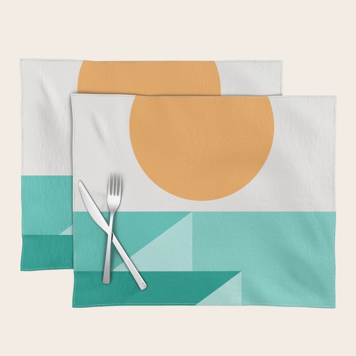 Geometric Landscape 25A Placemat Gallery Image 1