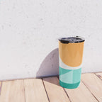 Geometric Landscape 25A Travel Mug Gallery Image 4