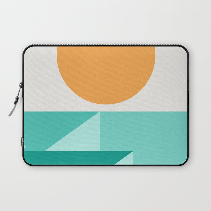 Geometric Landscape 25A Laptop Sleeve Gallery Image 1