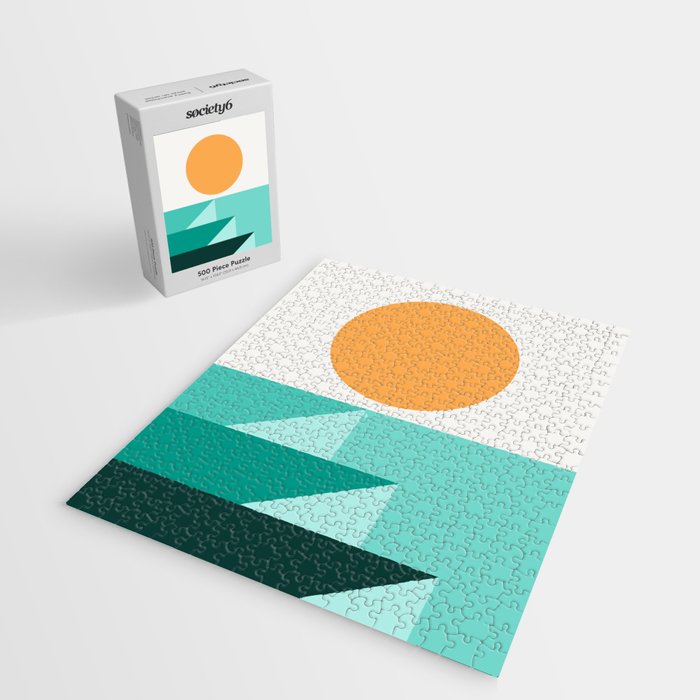 Geometric Landscape 25A Jigsaw Puzzle Gallery Image 2