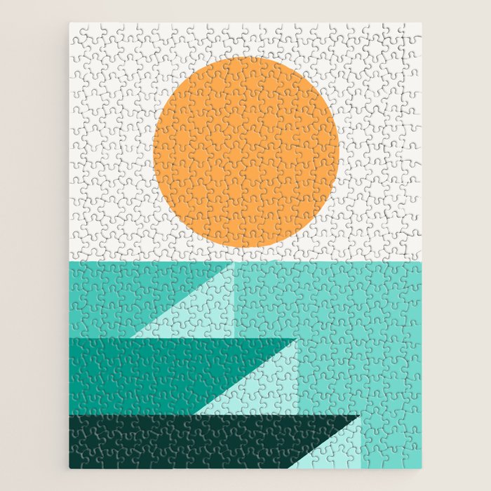 Geometric Landscape 25A Jigsaw Puzzle Gallery Image 1