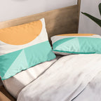 Geometric Landscape 25A Pillow Sham Gallery Image 2