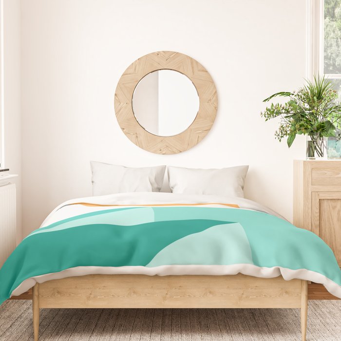 Geometric Landscape 25A Duvet Cover Gallery Image 3