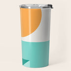 Geometric Landscape 25A Travel Mug Gallery Image 2