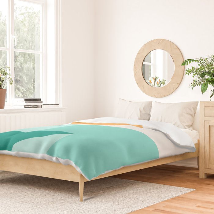 Geometric Landscape 25A Duvet Cover Gallery Image 2