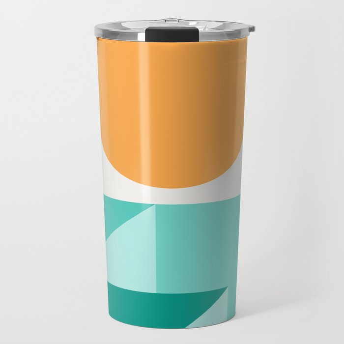 Geometric Landscape 25A Travel Mug Gallery Image 1