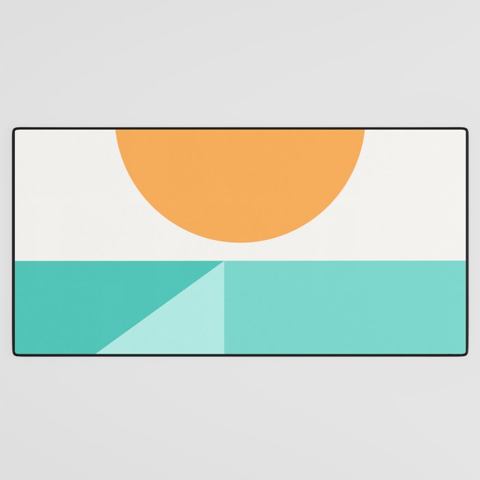 Geometric Landscape 25A Desk Mat Gallery Image 3