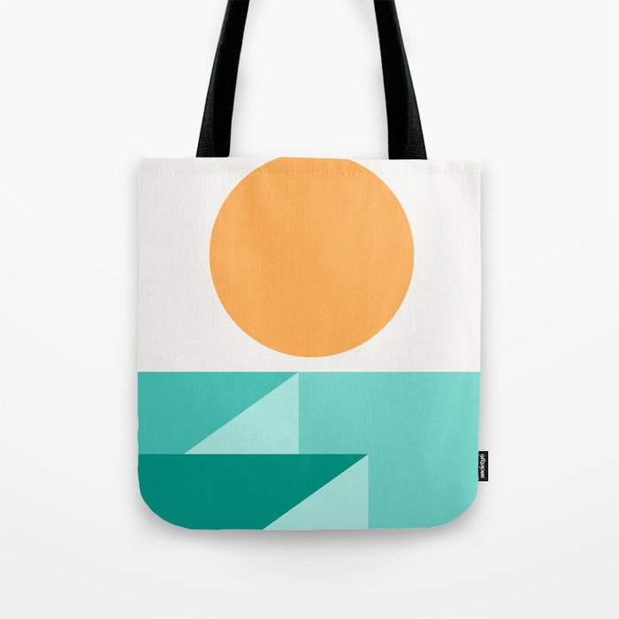Geometric Landscape 25A Tote Bag Gallery Image 1