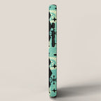 Retro 1950s Style Mid Century Modern 771 Mid Mod Turquoise iPhone Case Gallery Image 2
