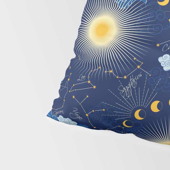 Feel the Cosmic night Sky Pillow Sham Gallery Image 4
