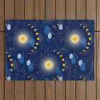 Feel the Cosmic night Sky Outdoor Rug Gallery Image 1