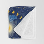 Feel the Cosmic night Sky Throw Blanket Gallery Image 3