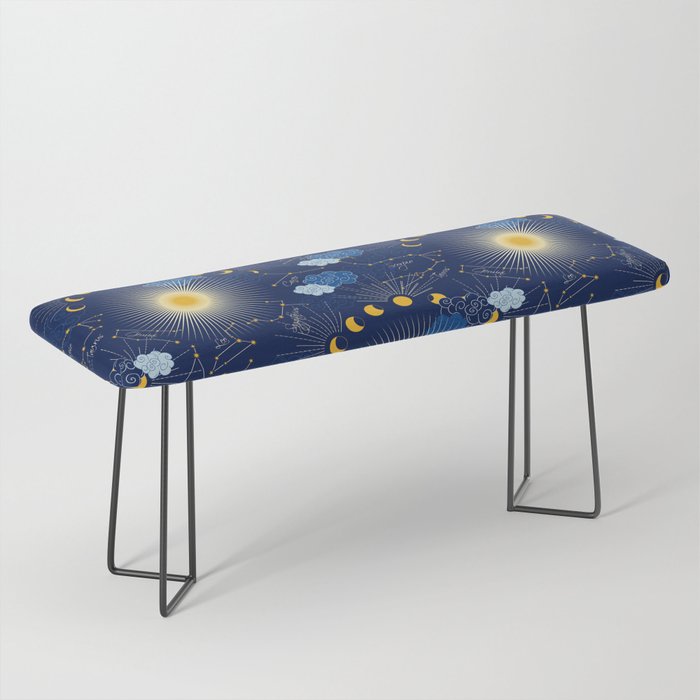 Feel the Cosmic night Sky Bench Gallery Image 1
