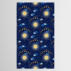 Feel the Cosmic night Sky Tablecloth Gallery Image 2