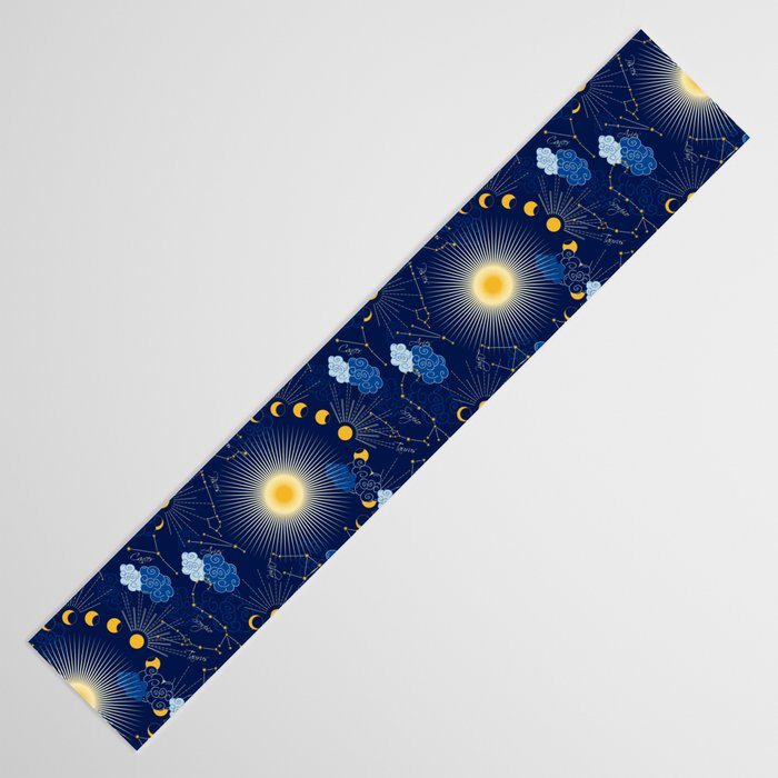 Feel the Cosmic night Sky Table Runner Gallery Image 3