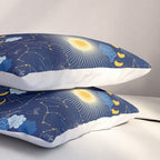 Feel the Cosmic night Sky Pillow Sham Gallery Image 3