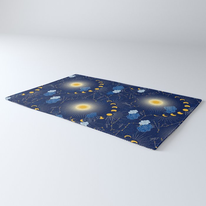 Feel the Cosmic night Sky Rug Gallery Image 3