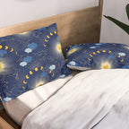 Feel the Cosmic night Sky Pillow Sham Gallery Image 2