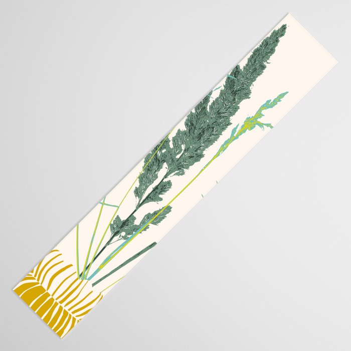 Plant based happyness Grasses 2 still life Table Runner Gallery Image 3