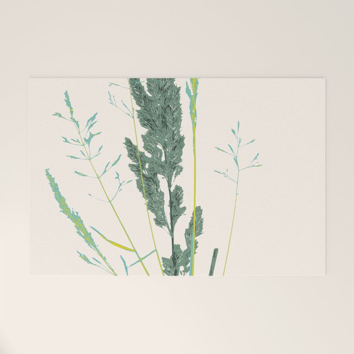 Plant based happyness Grasses 2 still life Welcome Mat Gallery Image 1