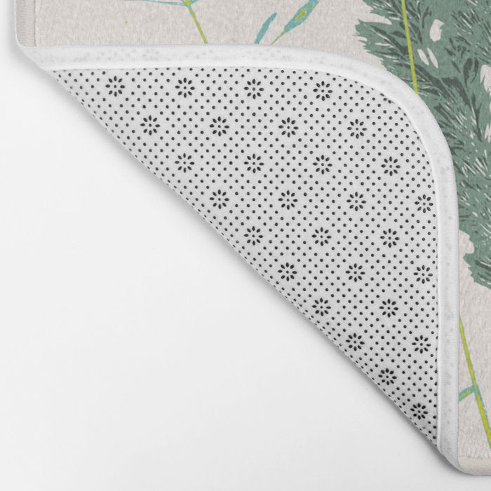 Plant based happyness Grasses 2 still life Bath Mat Gallery Image 2