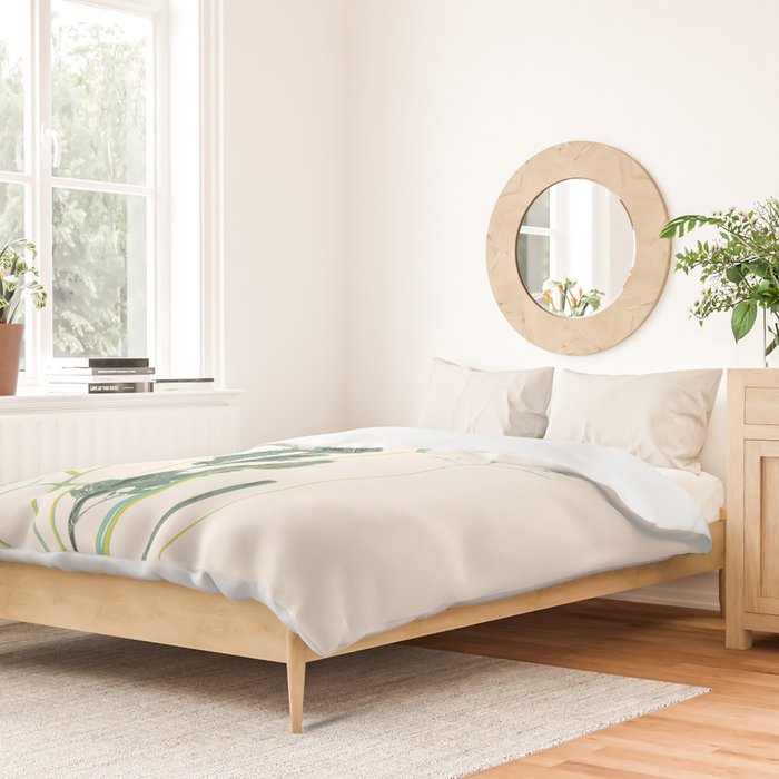 Plant based happyness Grasses 2 still life Duvet Cover Gallery Image 2