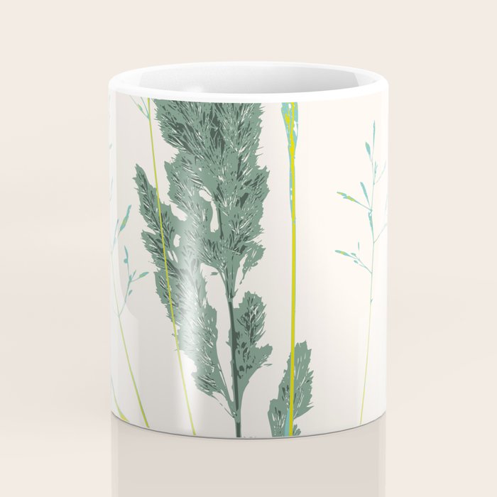 Plant based happyness Grasses 2 still life Coffee Mug Gallery Image 4