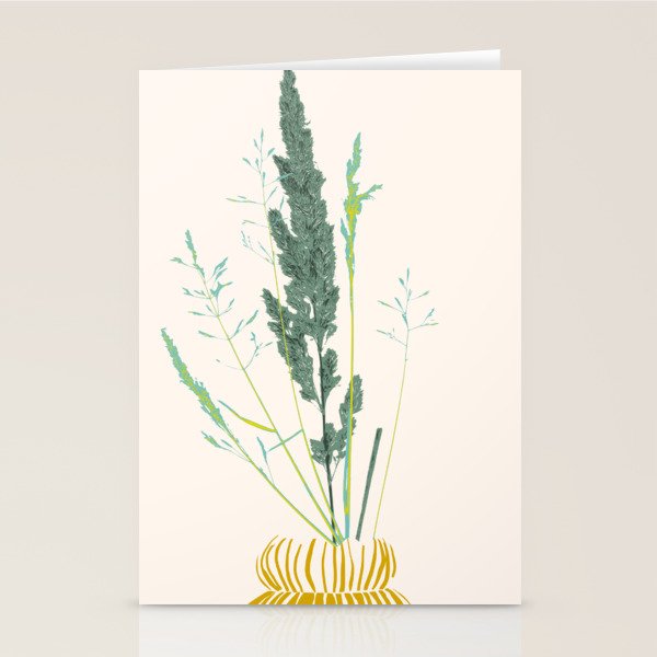 Plant based happyness Grasses 2 still life Stationery Card Gallery Image 2