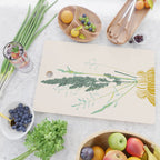 Plant based happyness Grasses 2 still life Cutting Board Gallery Image 2