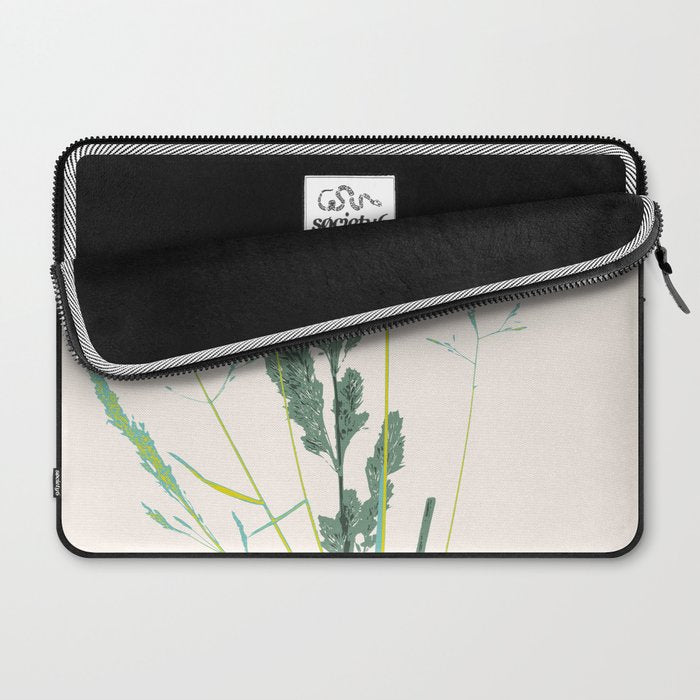 Plant based happyness Grasses 2 still life Laptop Sleeve Gallery Image 2