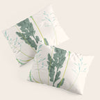 Plant based happyness Grasses 2 still life Pillow Sham Gallery Image 3