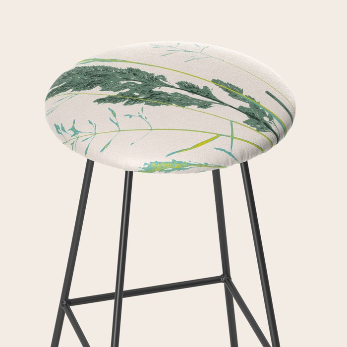 Plant based happyness Grasses 2 still life Stool Gallery Image 2