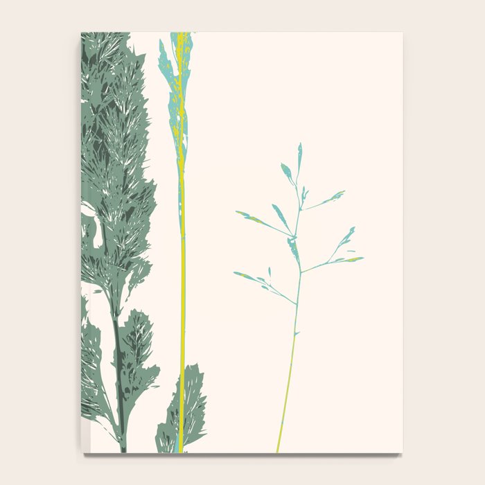 Plant based happyness Grasses 2 still life Notebook Gallery Image 4