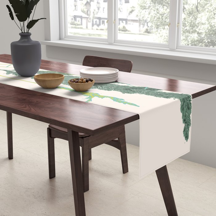 Plant based happyness Grasses 2 still life Table Runner Gallery Image 2
