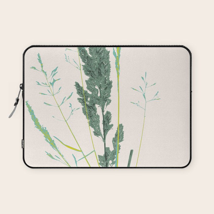 Plant based happyness Grasses 2 still life Laptop Sleeve Gallery Image 1